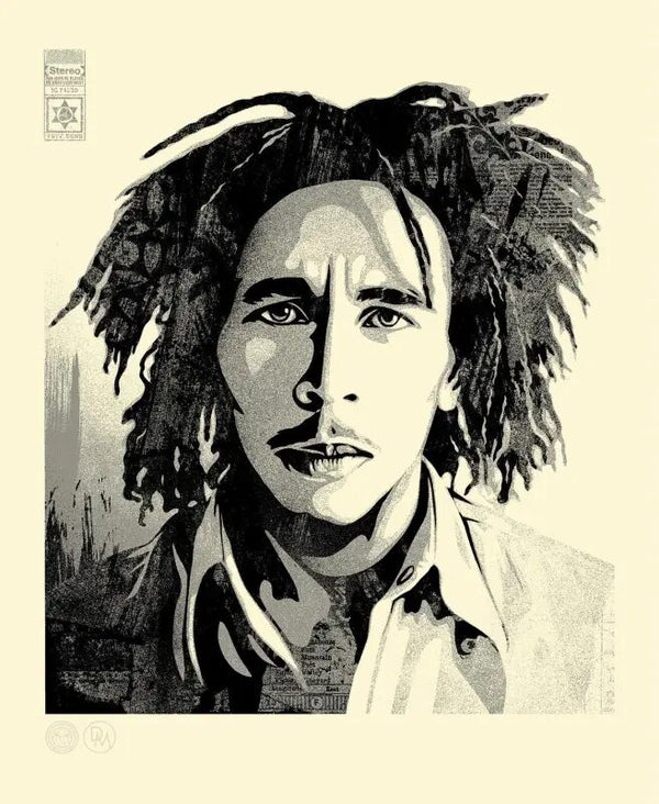 Confrontation - Bob Marley by Shepard Fairey — fine art print available at Rowang Gallery