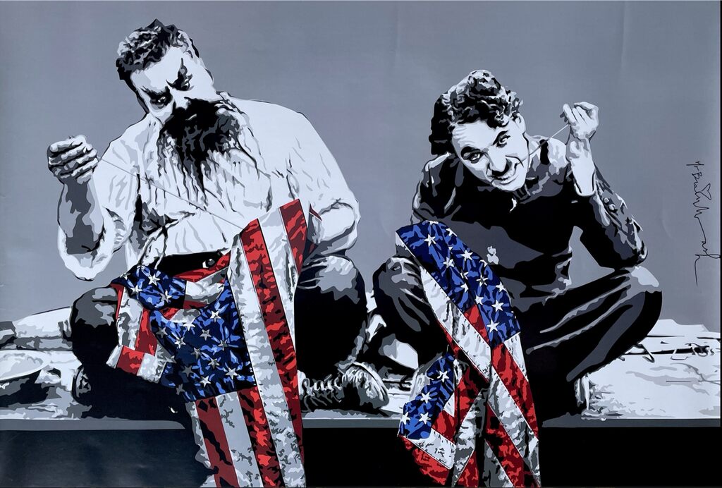 Recovery Plan by Mr. Brainwash — fine art print available at Rowang Gallery
