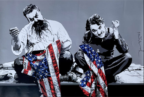 Recovery Plan by Mr. Brainwash — fine art print available at Rowang Gallery