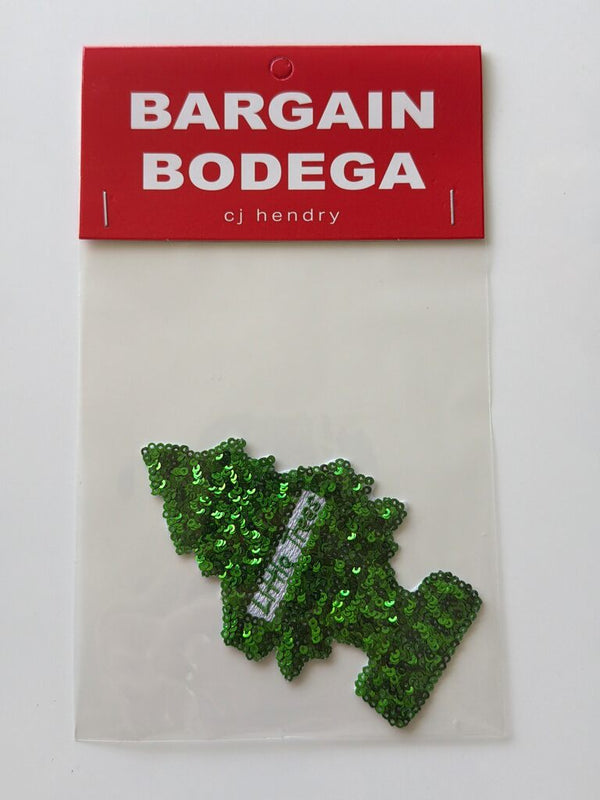 Bargain Bodega Sequin Patch - Little Trees Air Freshener by CJ Hendry — collectible available at Rowang Gallery