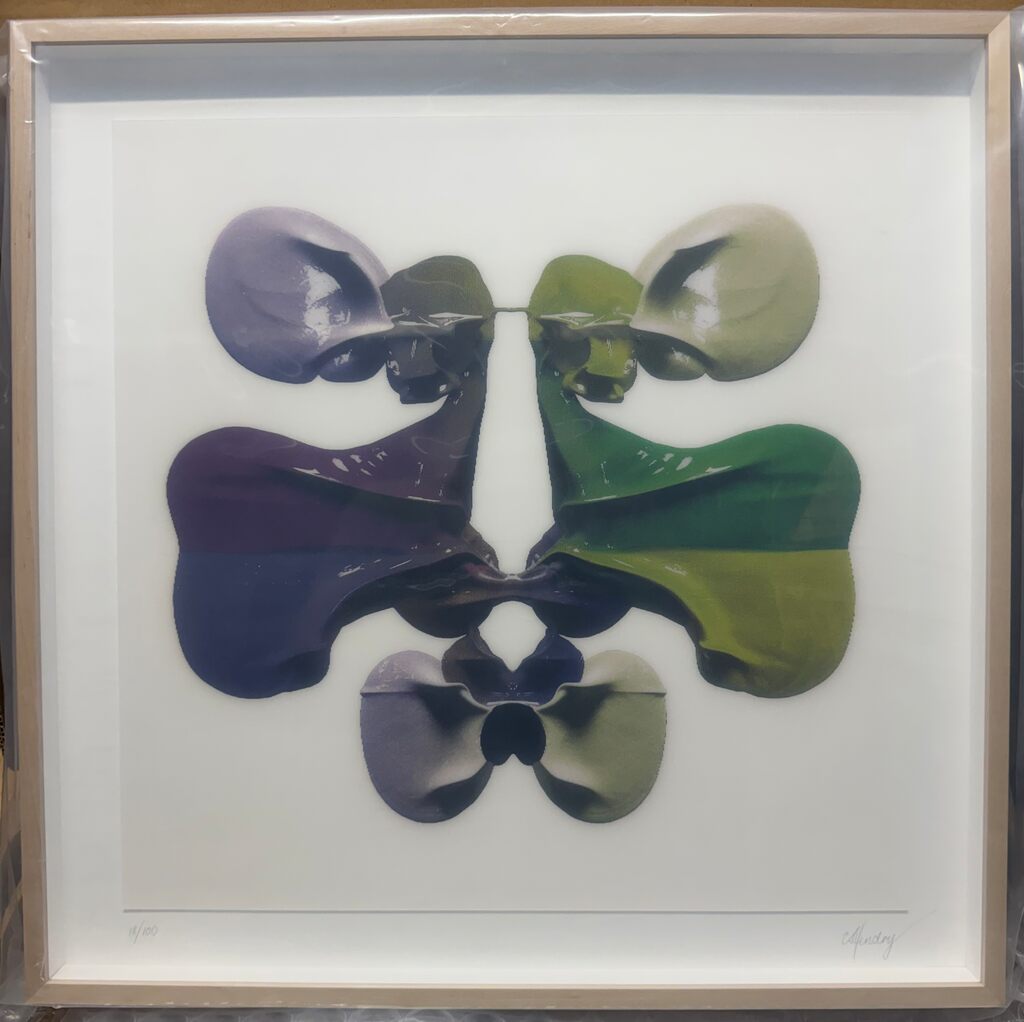 Rorschach Card by CJ Hendry — fine art print available at Rowang Gallery