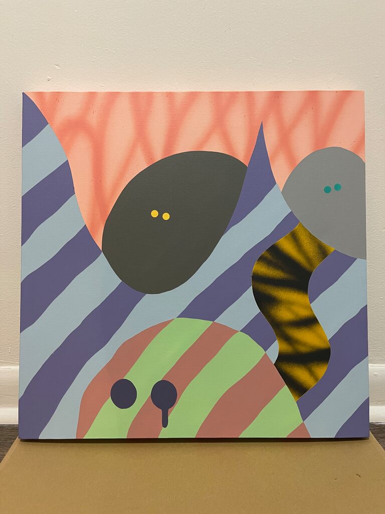 iSee No 3 by Ryuji Kamiyama — painting available at Rowang Gallery