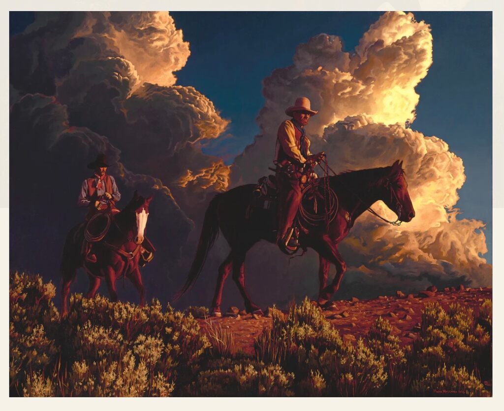 Thunderhead Riders - Canvas by Mark Maggiori — fine art print available at Rowang Gallery
