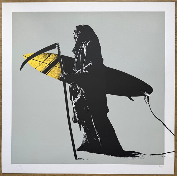 The 3rd Wave - Gold by FAKE — fine art print available at Rowang Gallery