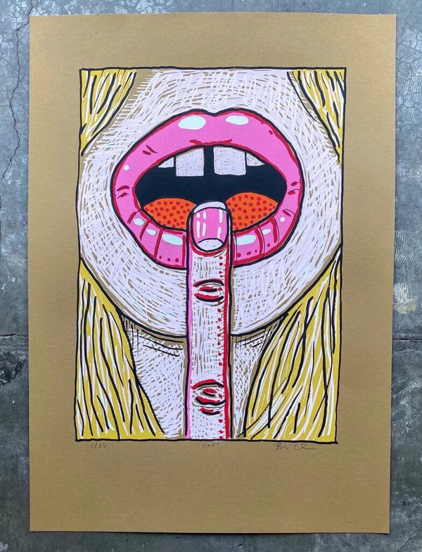 Gap Toof by Brian Calvin — fine art print available at Rowang Gallery