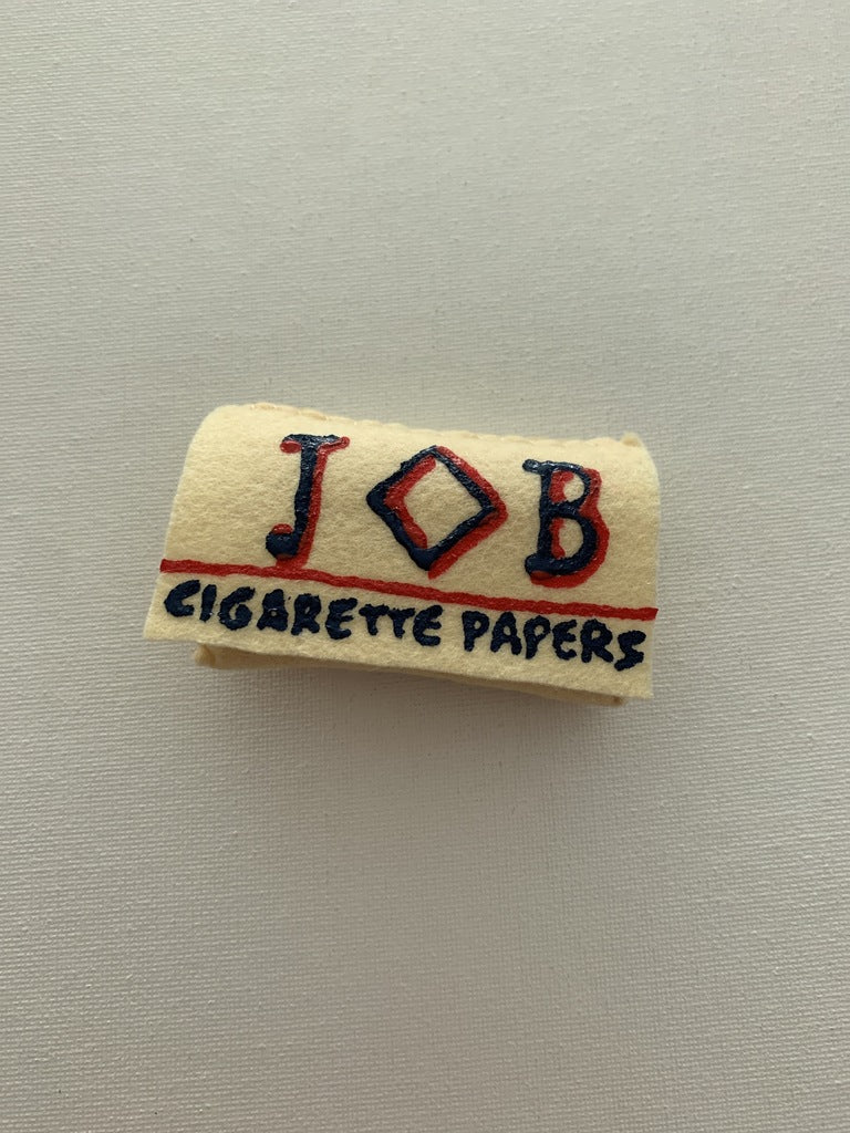 JOB Rolling Papers by Lucy Sparrow — sculpture available at Rowang Gallery