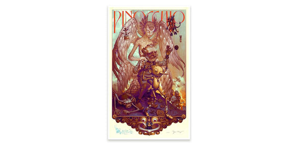 Pinocchio by James Jean — fine art print available at Rowang Gallery