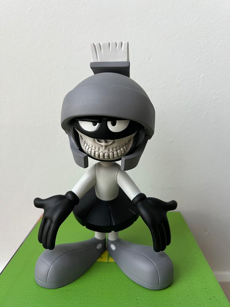 Marvin the Martian Grin Mono ( signed ) by Ron English — collectible available at Rowang Gallery