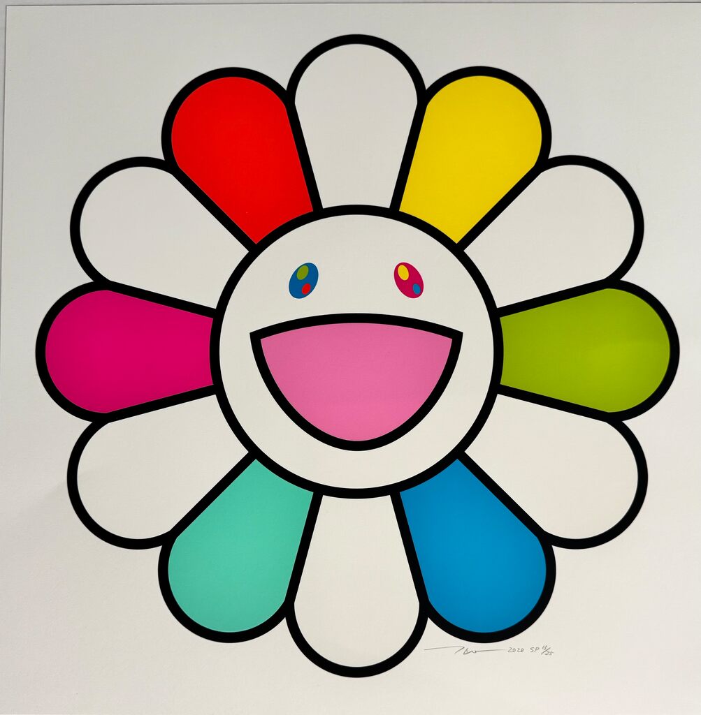 Smiley Days with Ms. Flower to You! by Takashi Murakami — fine art print available at Rowang Gallery