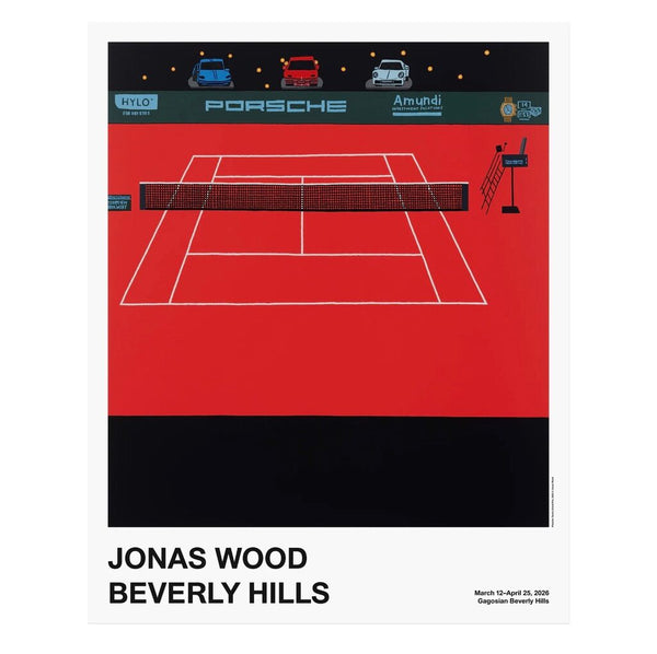 Porsche Tennis Grand Prix - Signed by Jonas Wood — fine art print available at Rowang Gallery
