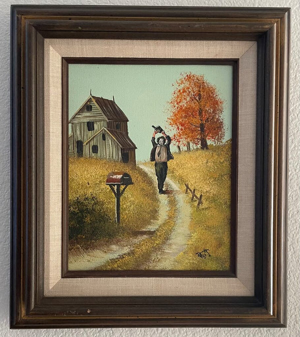 Texas Chainsaw by Dave Pollot — painting available at Rowang Gallery
