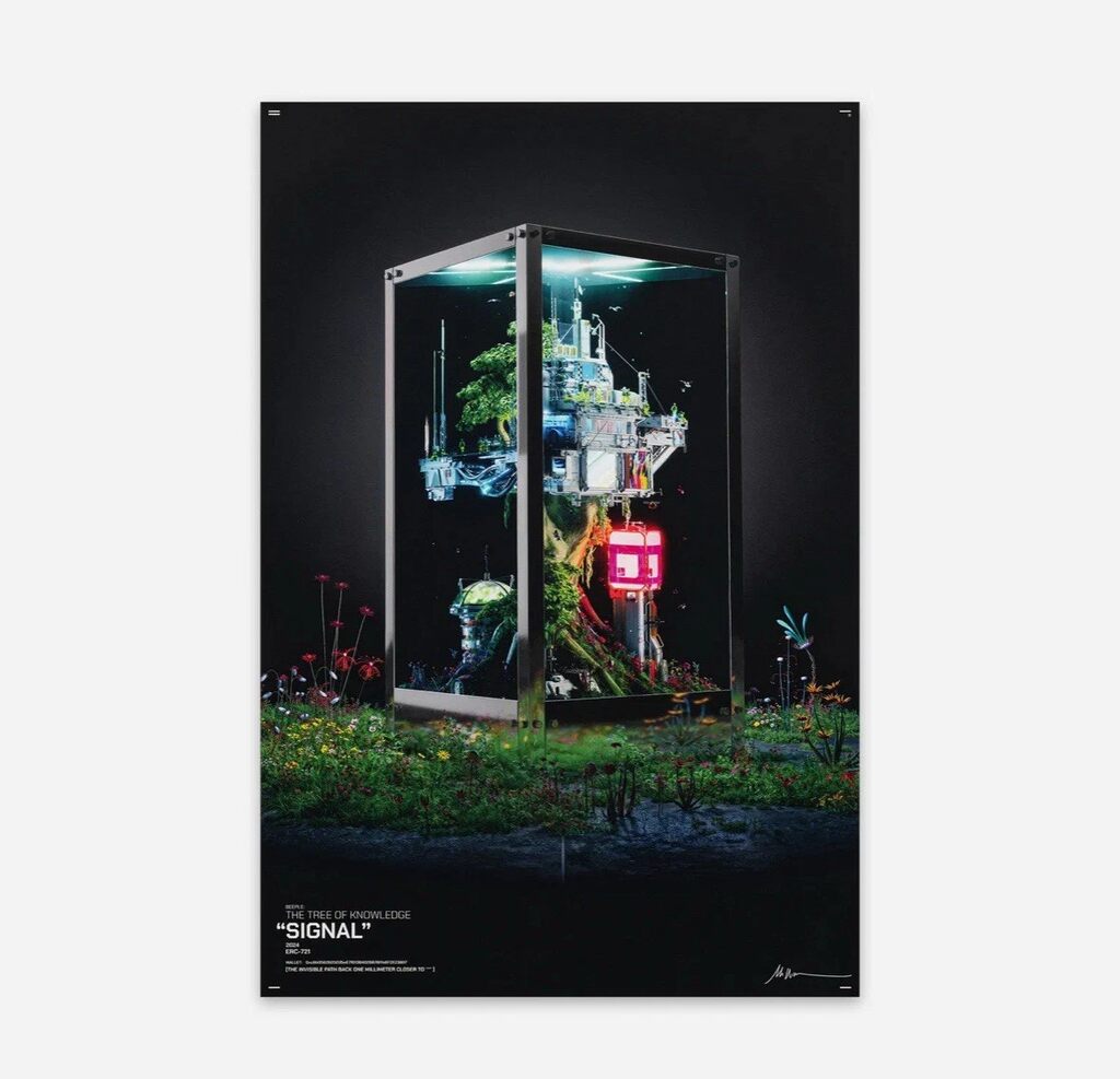 Signal by Beeple — fine art print available at Rowang Gallery