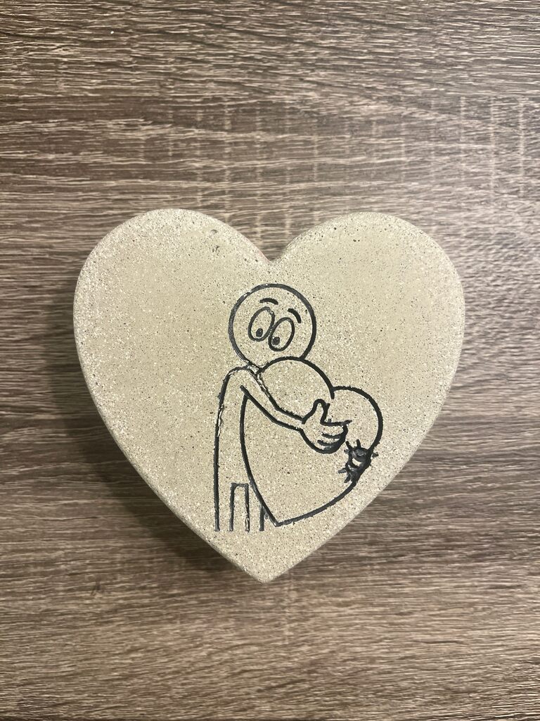 Street Hearts - Hold Me Tight by KAI — collectible available at Rowang Gallery