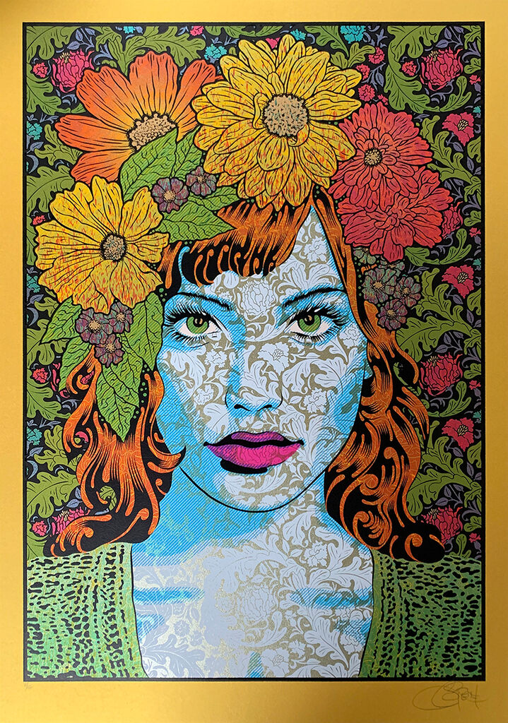 Empathy Gold Variant by Chuck Sperry — fine art print available at Rowang Gallery