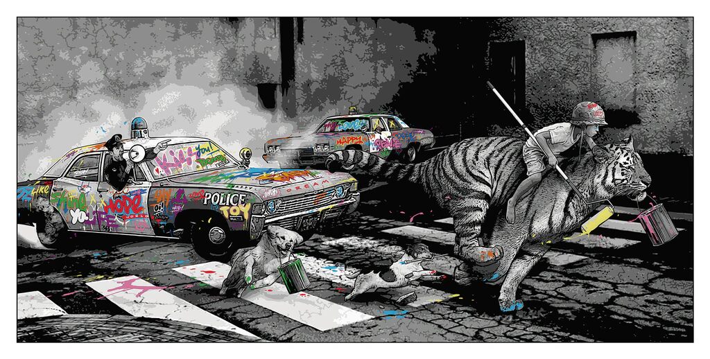 The Chase by RoamCouch — fine art print available at Rowang Gallery