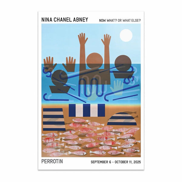 NOW WHAT? OR WHAT ELSE? POSTER II - SIGNED by Nina Chanel Abney — fine art print available at Rowang Gallery