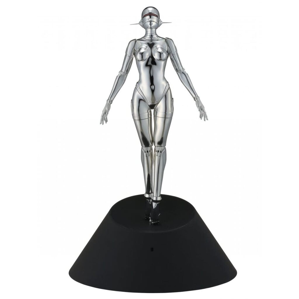 SEXY ROBOT FLOATING 1/4 SCALE (SILVER) by Hajime Sorayama — collectible available at Rowang Gallery