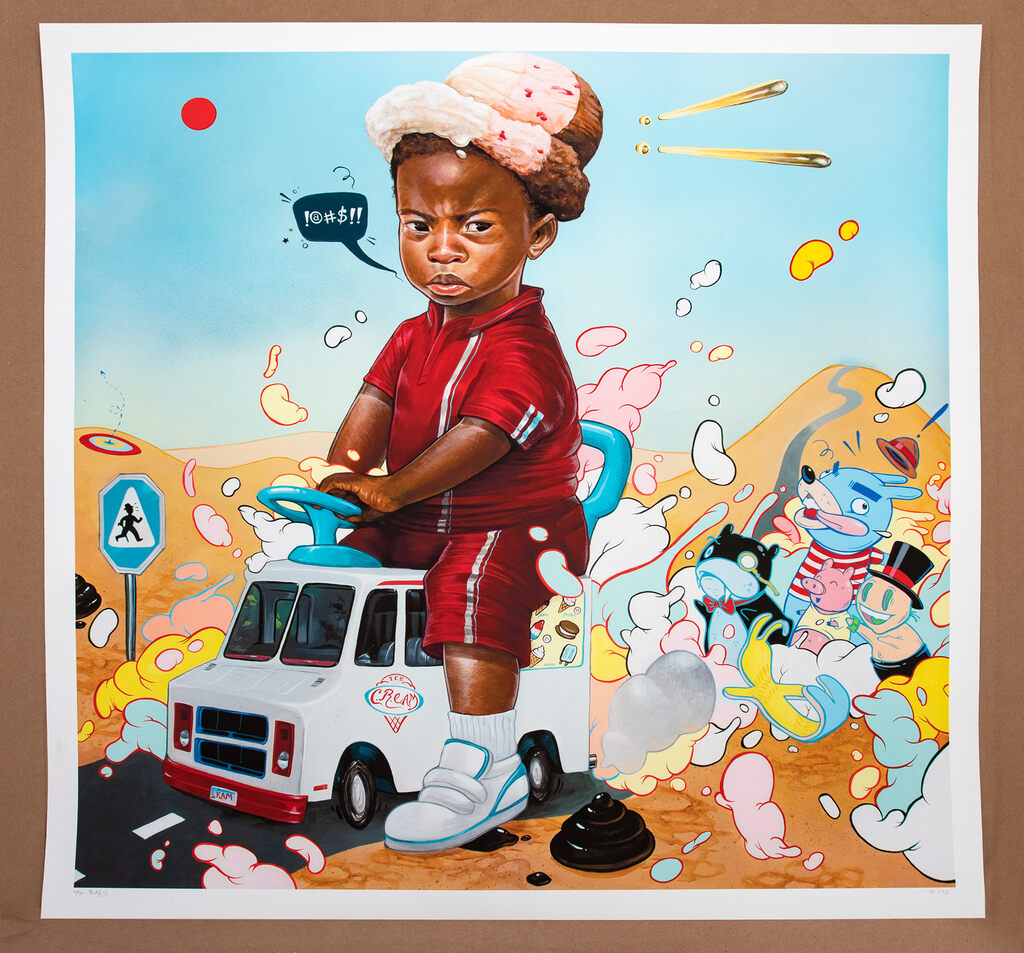 We All Scream by Kayla Mahaffey — fine art print available at Rowang Gallery