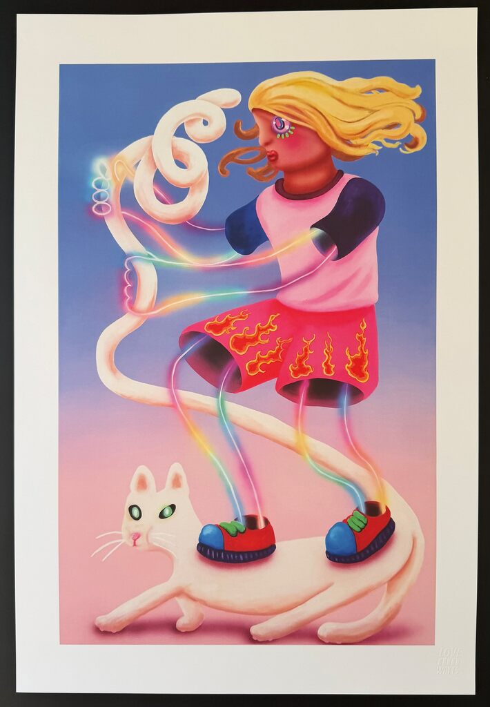 Cindy Clawford by Super Future Kid — fine art print available at Rowang Gallery