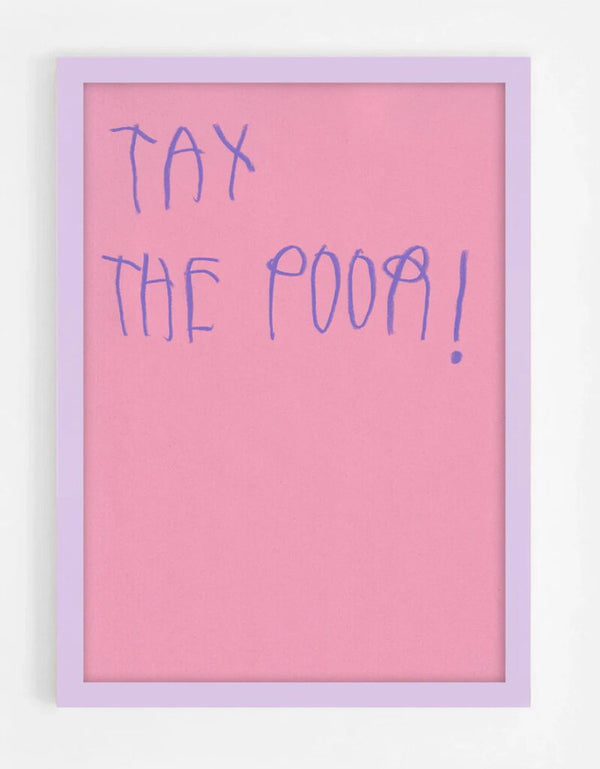 Tax The Poor by CB Hoyo — work on paper available at Rowang Gallery