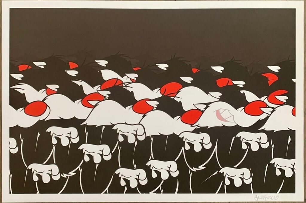 Sly - Variant by Jerkface — fine art print available at Rowang Gallery