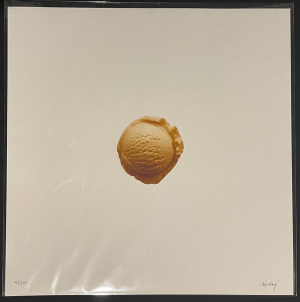 Cream Ice Cream Scoop by CJ Hendry — fine art print available at Rowang Gallery