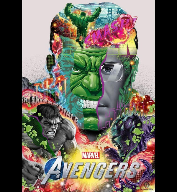 Hulk by Tristan Eaton — fine art print available at Rowang Gallery