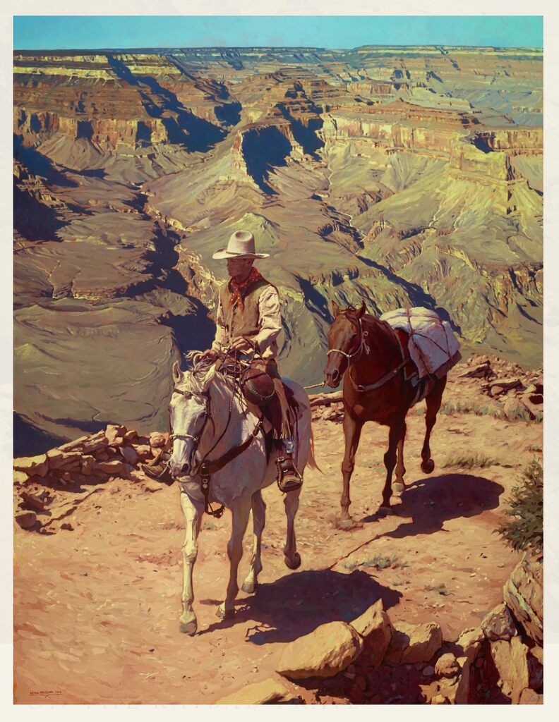 On The Kaibab Trail by Mark Maggiori — fine art print available at Rowang Gallery