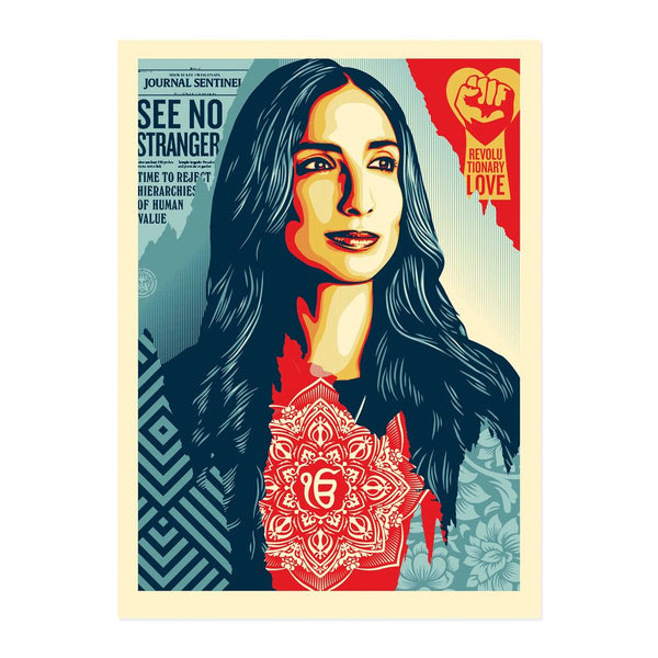 Rebirth - Valarie Kaur - XL Large Format by Shepard Fairey — fine art print available at Rowang Gallery