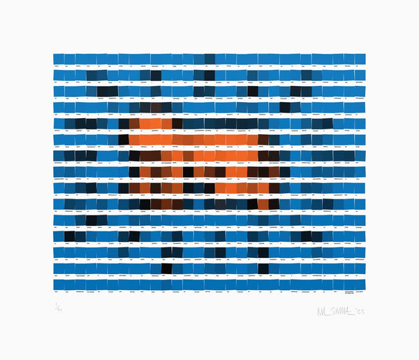 Radiant Baby - Haring by Nick Smith — fine art print available at Rowang Gallery