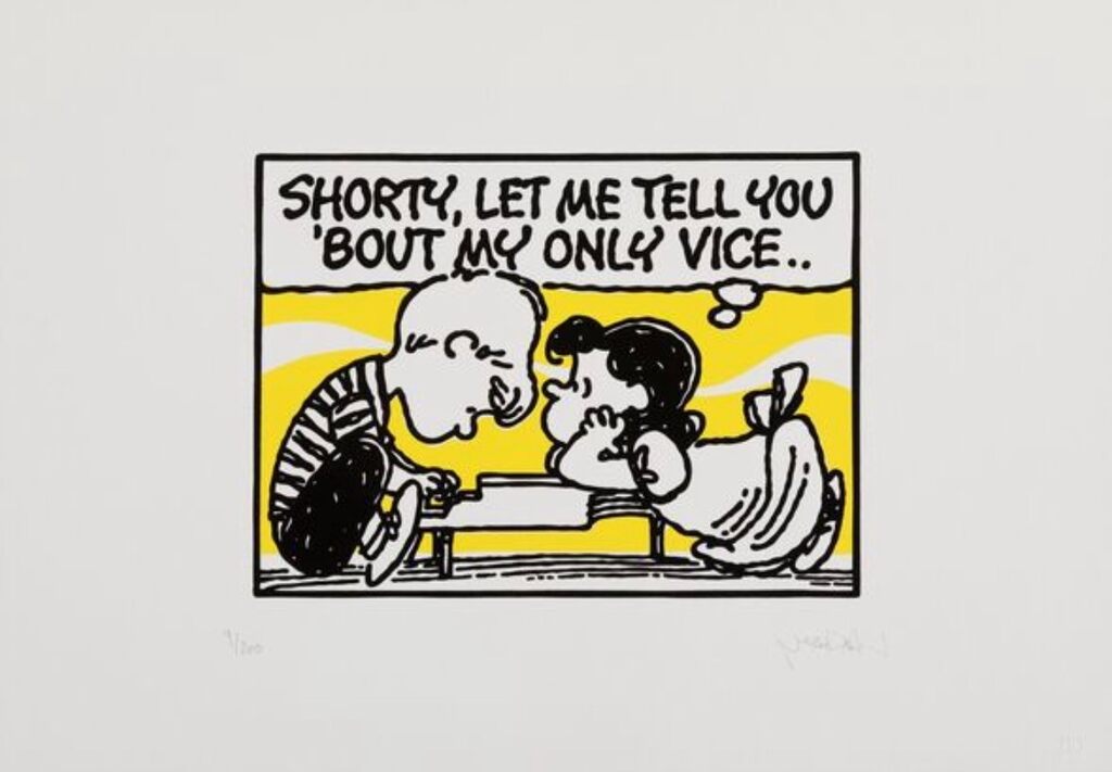 My Only Vice (Q-Tip) by Mark Drew — fine art print available at Rowang Gallery