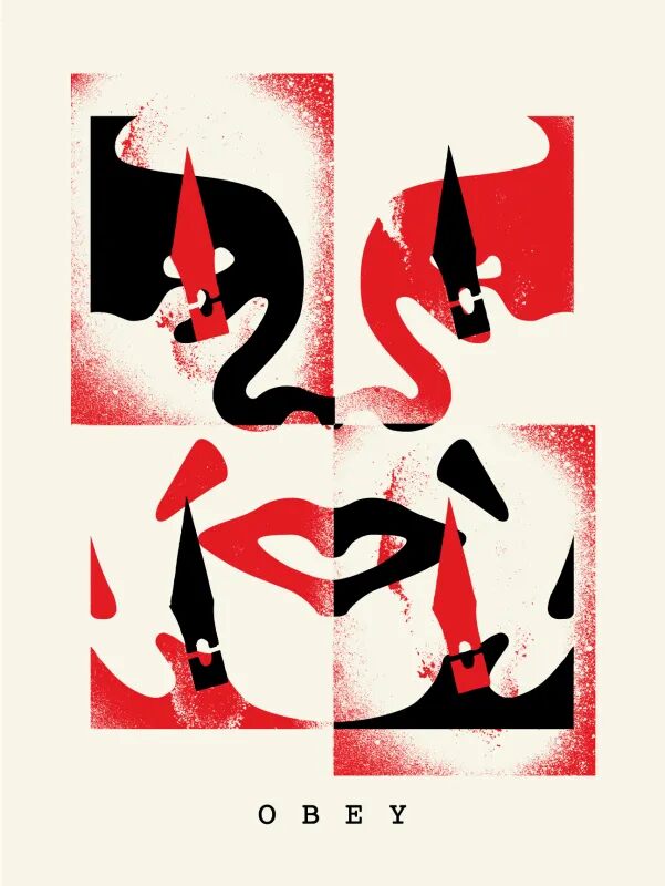 The Cut it Up – Do it Yourself by Shepard Fairey — fine art print available at Rowang Gallery