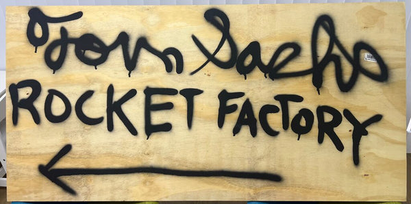 Tom Sachs Rocket Factory by Tom Sachs — mixed media available at Rowang Gallery
