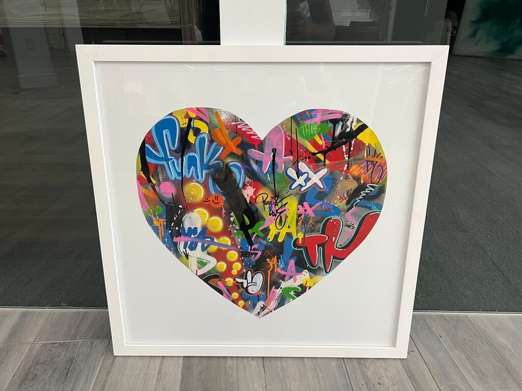 Heart (original) by Martin Whatson — painting available at Rowang Gallery