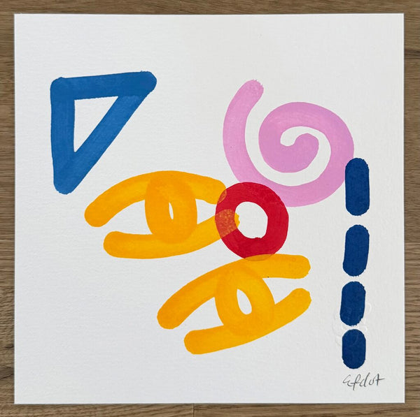 Untitled by Efdot — painting available at Rowang Gallery