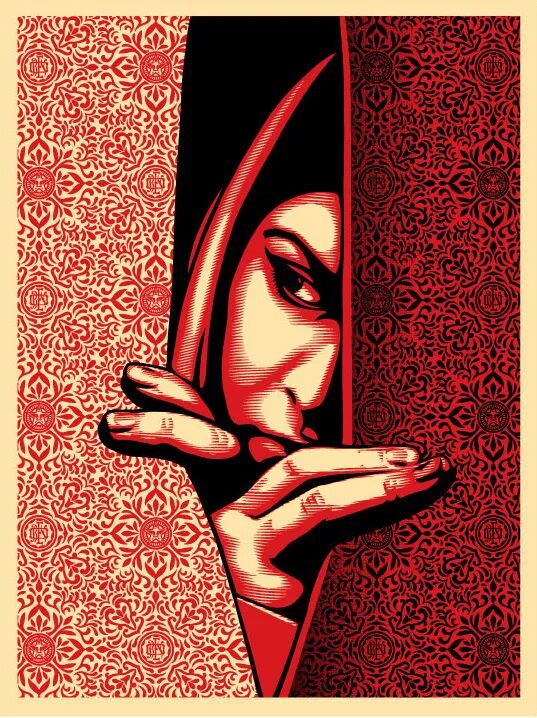Israel / Palestine by Shepard Fairey — fine art print available at Rowang Gallery