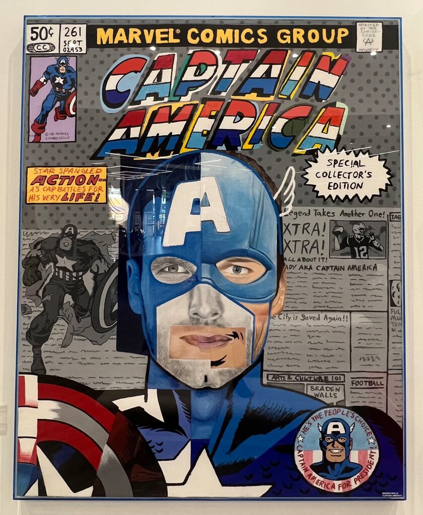 America's Captain by Braden Walls — painting available at Rowang Gallery