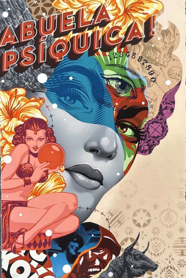 The Psychic - Abuela by Tristan Eaton — fine art print available at Rowang Gallery