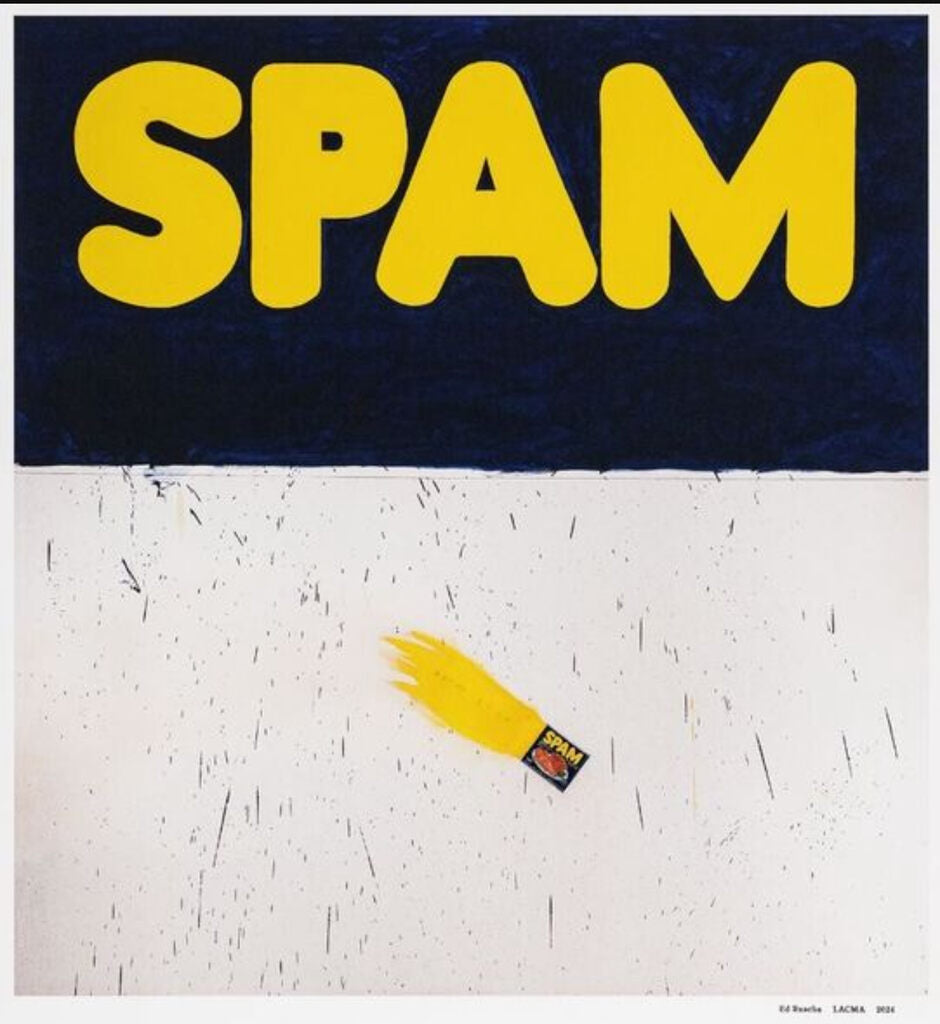 Actual Size by Ed Ruscha — fine art print available at Rowang Gallery
