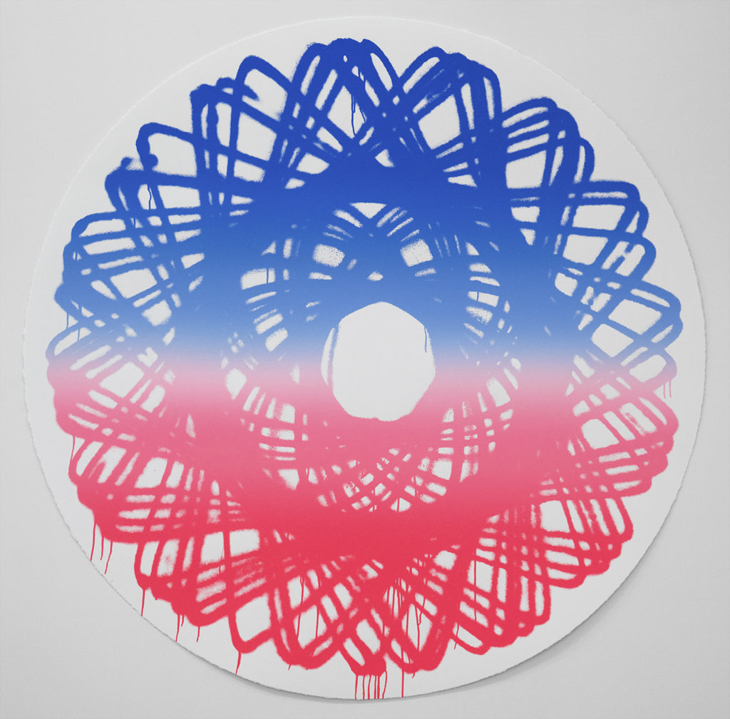 Spirograph White by Jason REVOK — fine art print available at Rowang Gallery