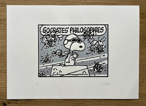 Triumph - Socrates Philosophies (Wu-Tang) Silver by Mark Drew — fine art print available at Rowang Gallery