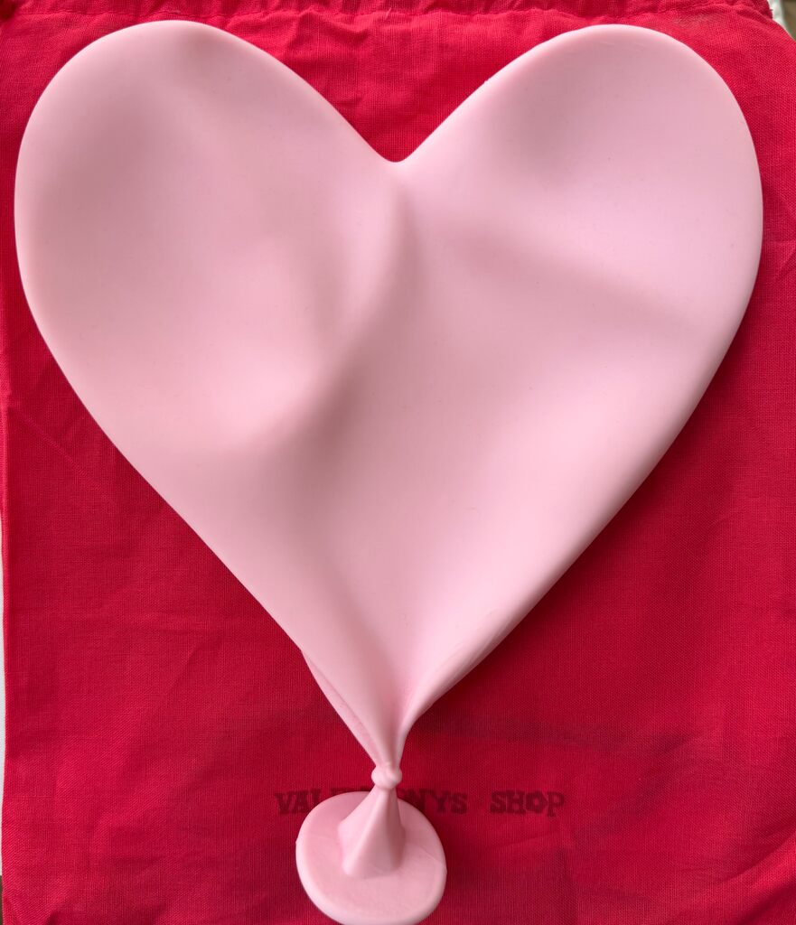 Deflated Heart Balloon - Pink by CJ Hendry — collectible available at Rowang Gallery
