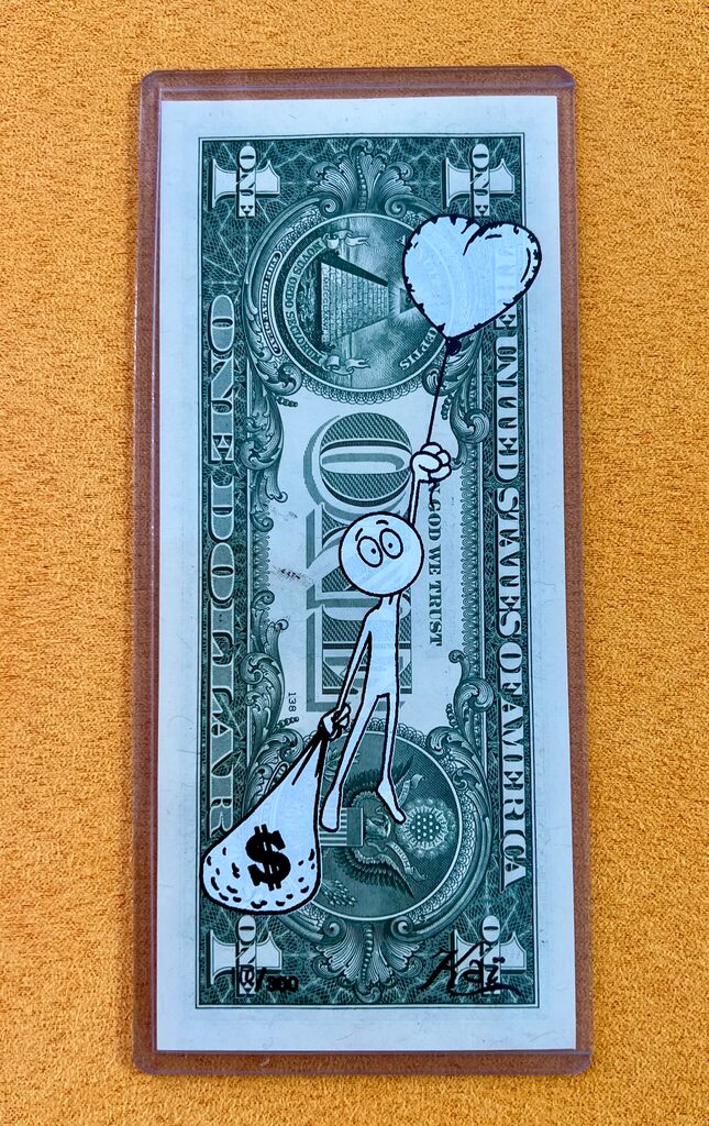 Exchange Rate by KAI — mixed media available at Rowang Gallery
