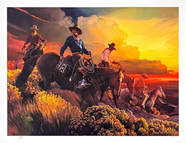 All Stars West - Large by Mark Maggiori — fine art print available at Rowang Gallery