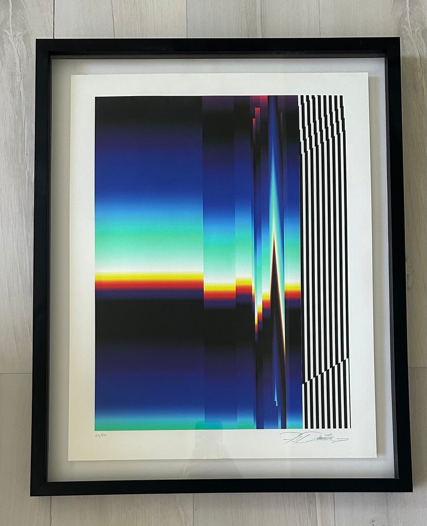Chromadynamica 13 by Felipe Pantone — fine art print available at Rowang Gallery