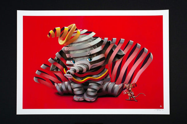 Learn To Fly by Super A — fine art print available at Rowang Gallery