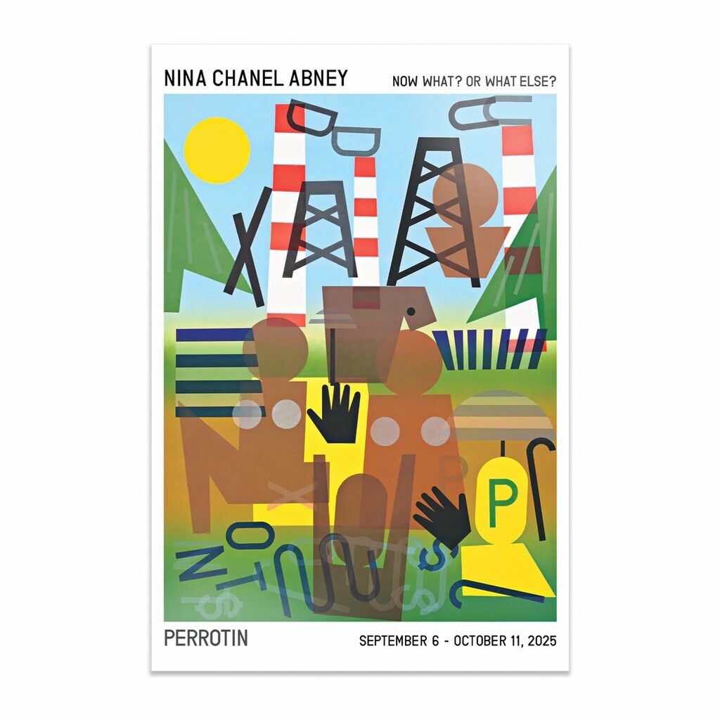 NOW WHAT? OR WHAT ELSE? POSTER I - SIGNED by Nina Chanel Abney — fine art print available at Rowang Gallery