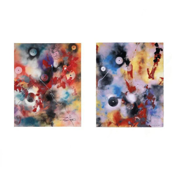 East Broadway and Bedford Ave / set of 2 by Futura — fine art print available at Rowang Gallery