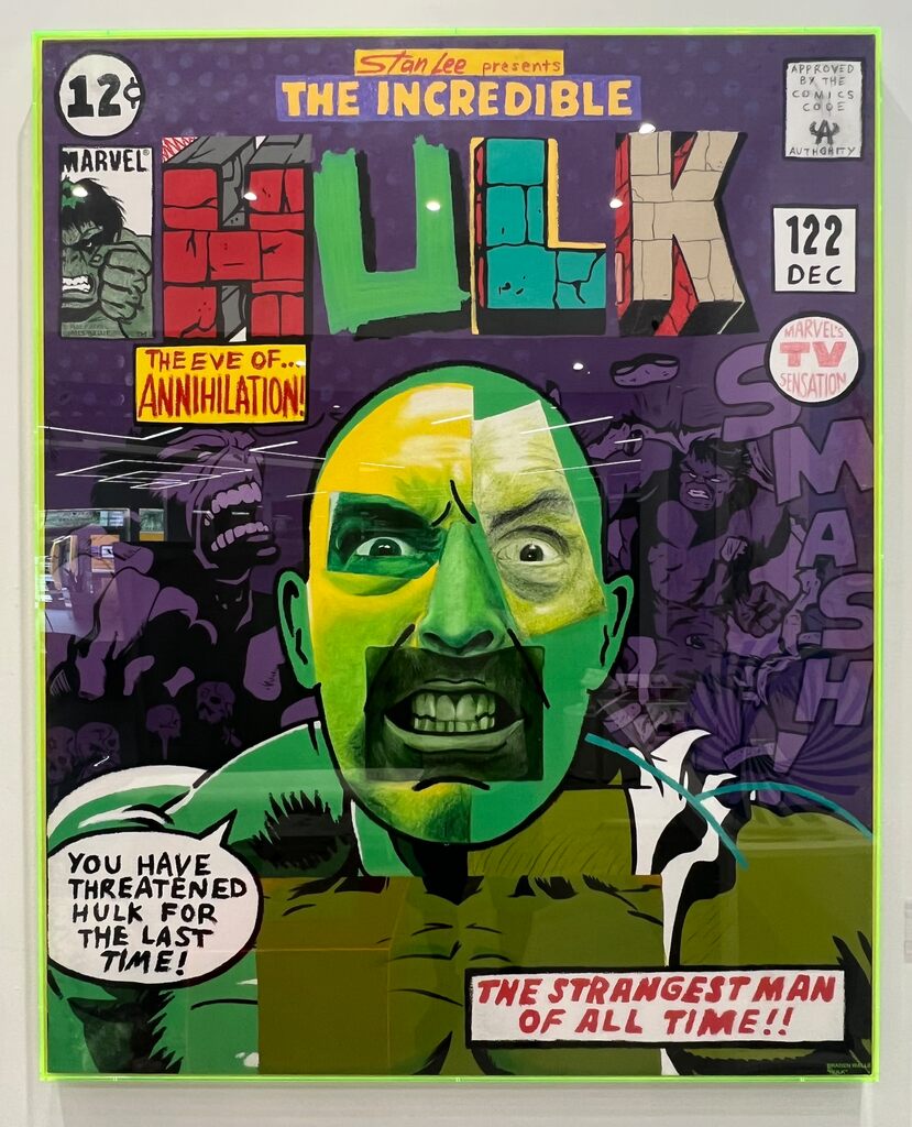 Hulk Rogan by Braden Walls — painting available at Rowang Gallery