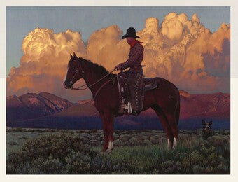 And The Mountain Echoes by Mark Maggiori — fine art print available at Rowang Gallery